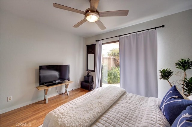 375 N 6th St, Grover Beach, CA 93433 - bedroom featuring wood finished floors and ceiling fan