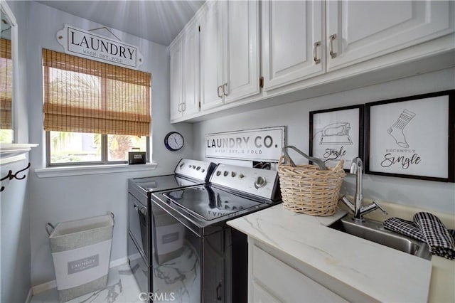 375 N 6th St, Grover Beach, CA 93433 - laundry room with cabinet space and washer and dryer