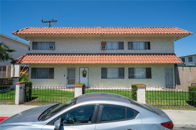 25907 Oak St, Lomita, CA 90717 - view of front of property featuring a fenced front yard, a porch, and stucco siding