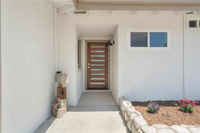 6611 Pickett Ave, Garden Grove, CA 92845 - view of exterior entry featuring stucco siding