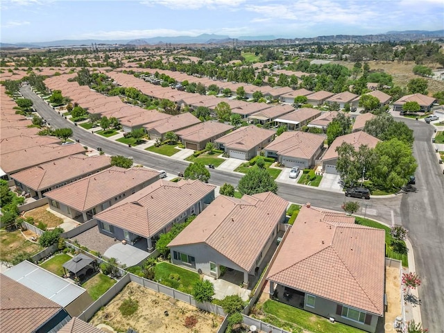 1790 N Forest Oaks Dr, Beaumont, CA 92223 - aerial perspective of suburban area with a mountainous background