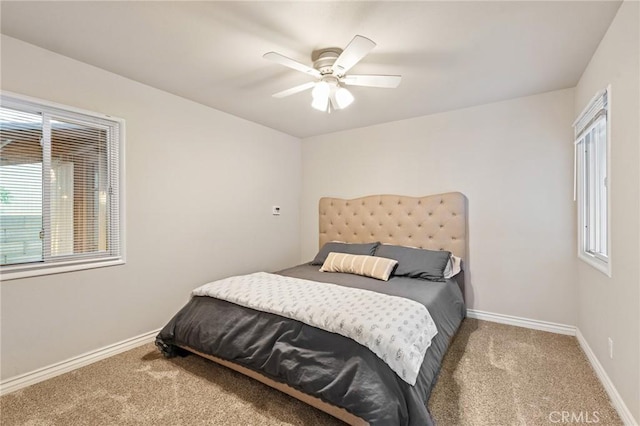 716 N Tulare Way, Upland, CA 91786 - carpeted bedroom featuring baseboards and a ceiling fan