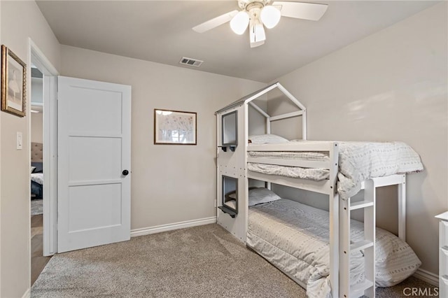 716 N Tulare Way, Upland, CA 91786 - carpeted bedroom featuring ceiling fan and baseboards