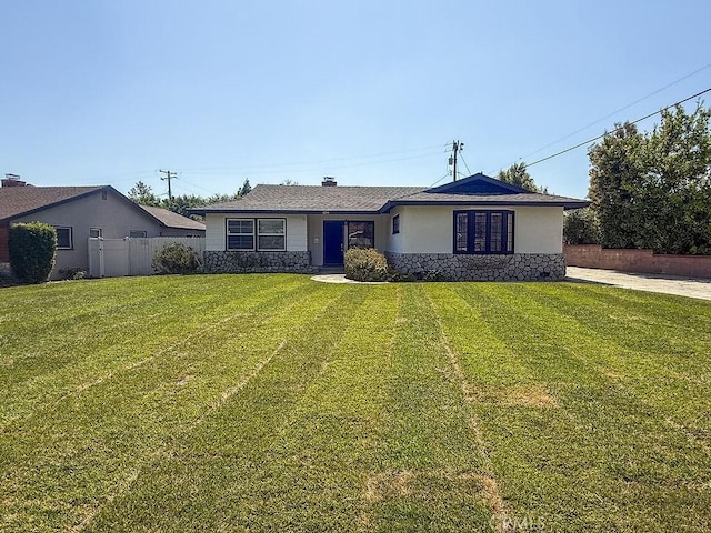 409 N Elwood Ave, Glendora, CA 91741 - ranch-style house with stone siding and stucco siding