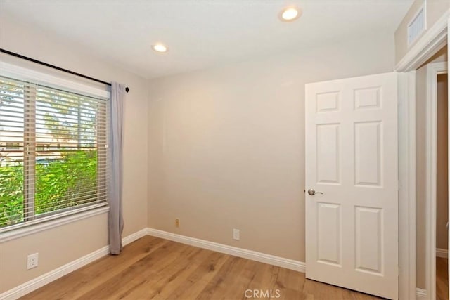 2287 Kemper Ave, Claremont, CA 91711 - spare room with light wood finished floors and recessed lighting