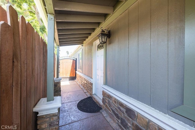 700 E Washington St Unit 143, Colton, CA 92324 - view of patio featuring a gate