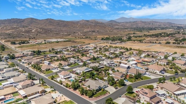 19247 Mountain Shadow Ln, Perris, CA 92570 - aerial perspective of suburban area with mountains