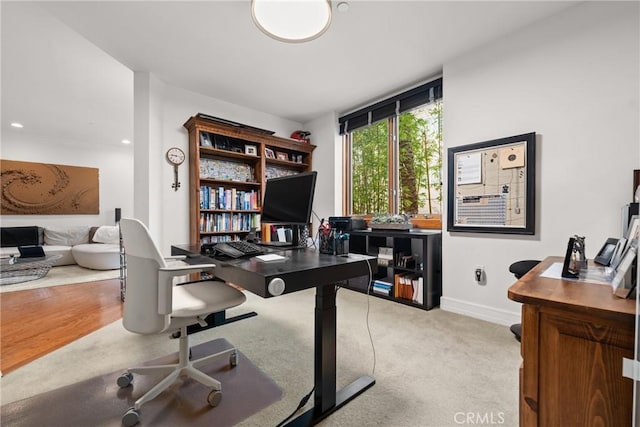 411 N Oakhurst Dr Unit 201, Beverly Hills, CA 90210 - office featuring light colored carpet and baseboards