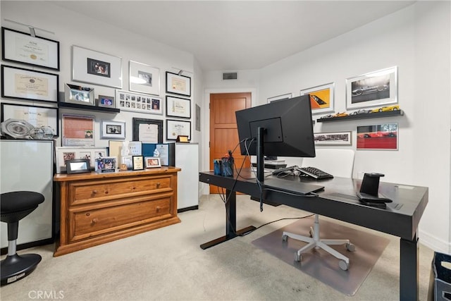411 N Oakhurst Dr Unit 201, Beverly Hills, CA 90210 - home office featuring light colored carpet and baseboards