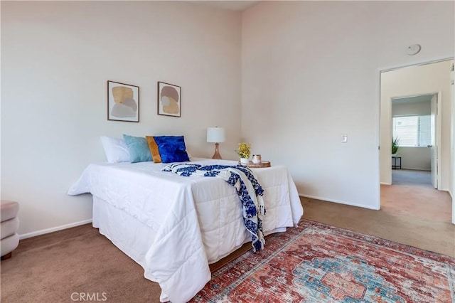 7302 Bright Ave Unit B, Whittier, CA 90602 - carpeted bedroom with baseboards