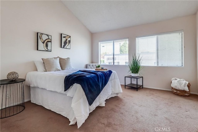 7302 Bright Ave Unit B, Whittier, CA 90602 - bedroom with carpet and lofted ceiling