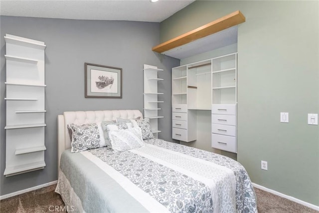 23130 Yvette Ln, Valencia, CA 91355 - bedroom featuring dark colored carpet and a closet