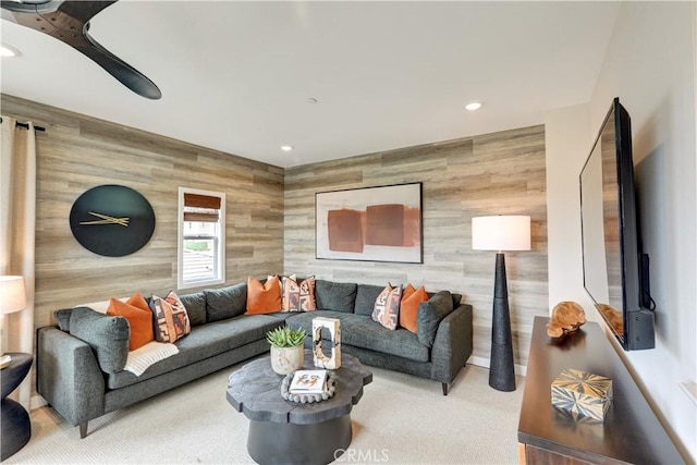17163 Kent St, Hesperia, CA 92345 - living room featuring recessed lighting