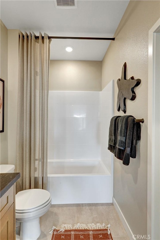 17163 Kent St, Hesperia, CA 92345 - bathroom featuring vanity and shower / bathtub combination with curtain