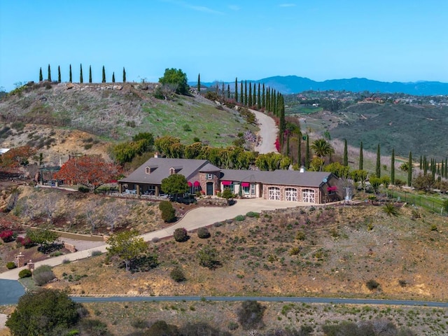 30419 Canyon Estates Rd, Vista, CA 92084 - aerial view of property and surrounding area with a mountainous background