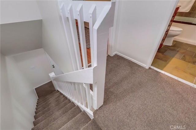4140 Workman Mill Rd Unit 78, Whittier, CA 90601 - staircase with carpet
