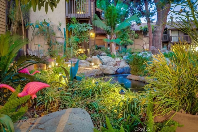 4140 Workman Mill Rd Unit 78, Whittier, CA 90601 - view of yard with a garden pond