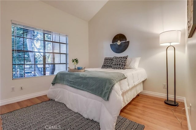 4140 Workman Mill Rd Unit 78, Whittier, CA 90601 - bedroom with wood finished floors and lofted ceiling