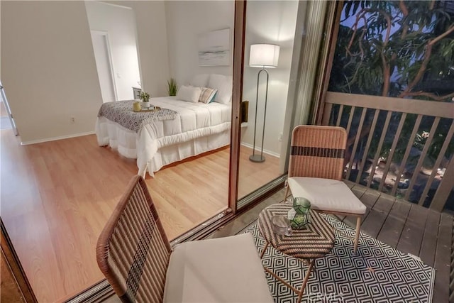 4140 Workman Mill Rd Unit 78, Whittier, CA 90601 - bedroom with wood finished floors and baseboards