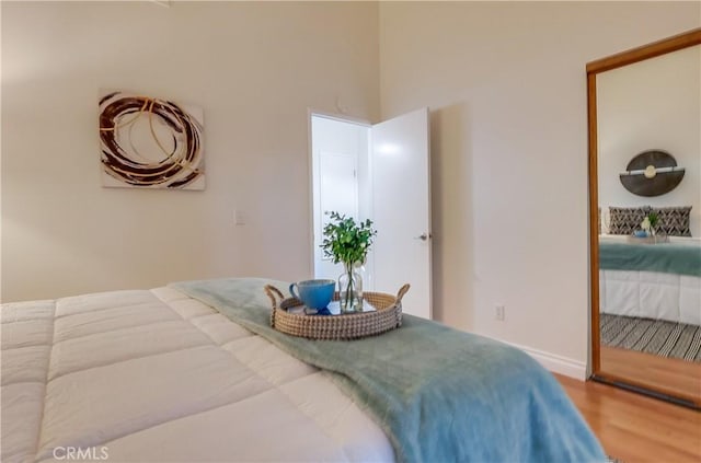4140 Workman Mill Rd Unit 78, Whittier, CA 90601 - bedroom with wood finished floors and baseboards