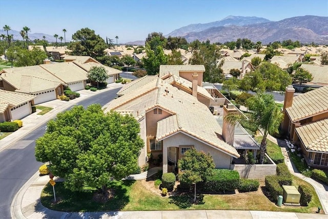 5260 W Palmer Dr, Banning, CA 92220 - aerial perspective of suburban area featuring a mountain backdrop
