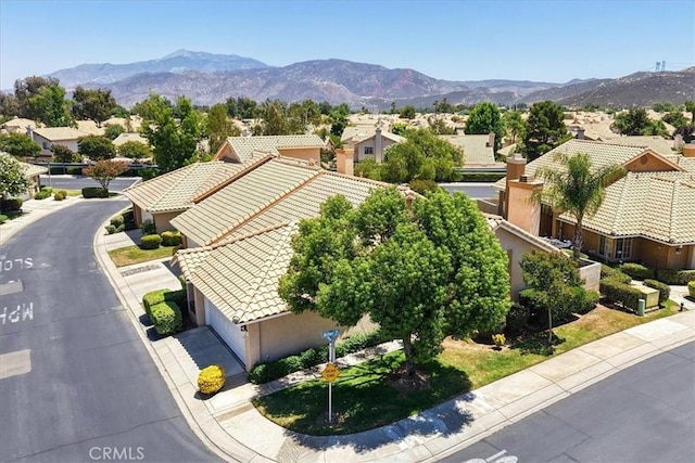 5260 W Palmer Dr, Banning, CA 92220 - aerial perspective of suburban area featuring a mountain backdrop