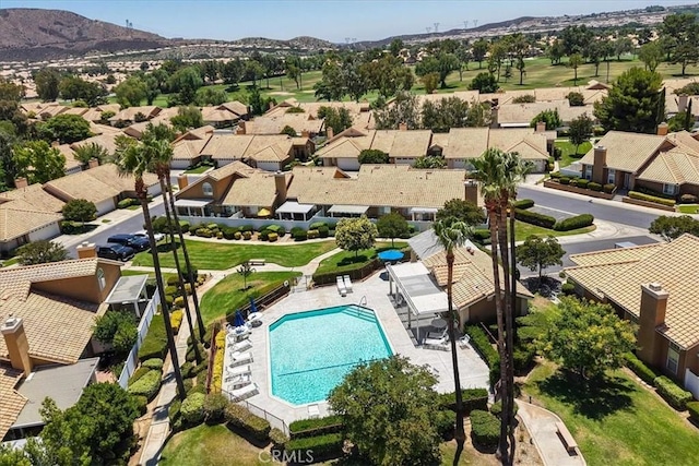 5260 W Palmer Dr, Banning, CA 92220 - aerial perspective of suburban area featuring mountains