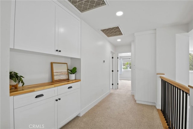 5025 Stonehaven Dr, Yorba Linda, CA 92887 - hallway with light carpet and recessed lighting