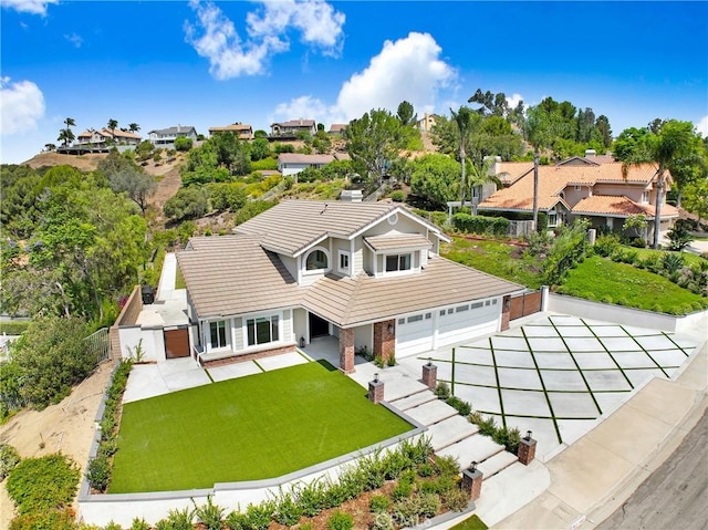 5025 Stonehaven Dr, Yorba Linda, CA 92887 - aerial perspective of suburban area