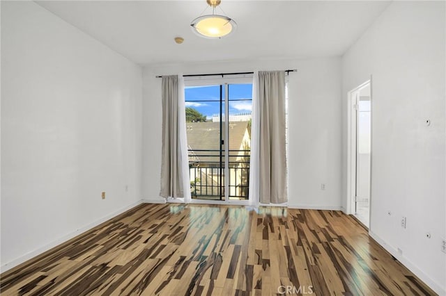 4600 Don Lorenzo Dr Unit 20, Los Angeles, CA 90008 - spare room with wood finished floors and baseboards