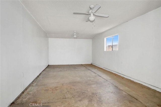 5327 N Rockvale Ave, Azusa, CA 91702 - spare room with concrete flooring and a ceiling fan