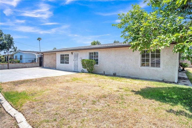5327 N Rockvale Ave, Azusa, CA 91702 - single story home featuring stucco siding, concrete driveway, a patio, and a garage