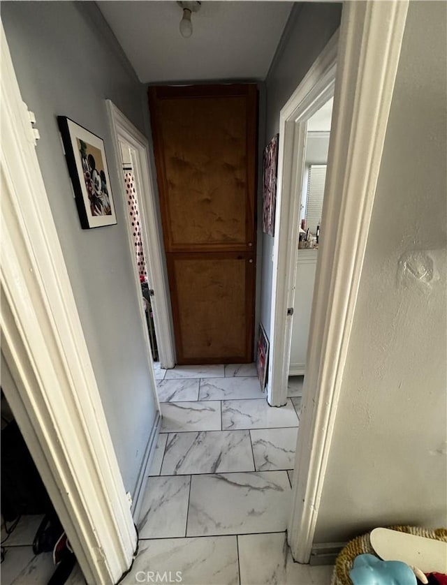 8648 Chestnut Ave, South Gate, CA 90280 - hall with light marble finish flooring