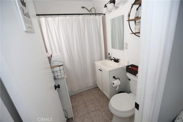 2432 N Eastern Ave, Los Angeles, CA 90032 - full bath with vanity and tile patterned flooring