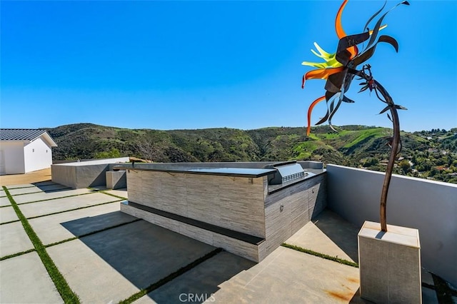 109 Buckskin Rd, Bell Canyon, CA 91307 - view of patio featuring area for grilling and a mountain view
