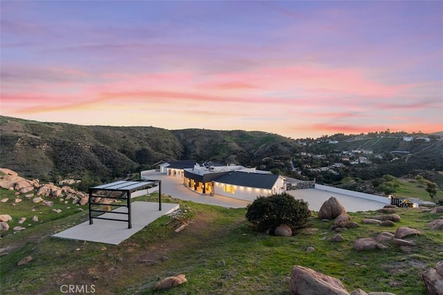 109 Buckskin Rd, Bell Canyon, CA 91307 - aerial view at dusk