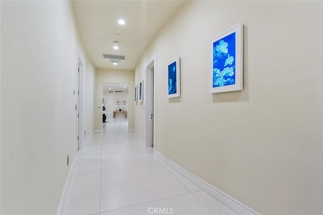 109 Buckskin Rd, Bell Canyon, CA 91307 - corridor featuring light tile patterned floors and recessed lighting