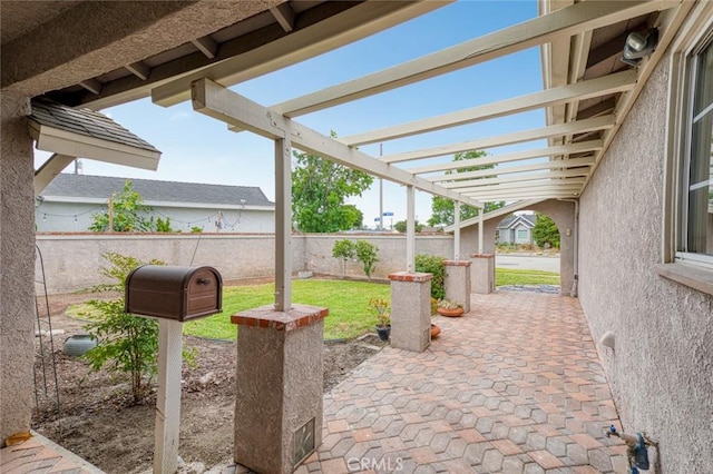 7751 La Mesa Way, Buena Park, CA 90620 - view of patio / terrace with a pergola