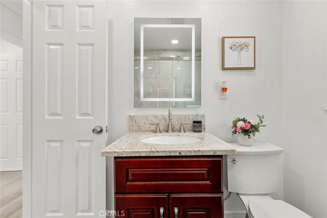 7751 La Mesa Way, Buena Park, CA 90620 - full bathroom featuring vanity and an enclosed shower