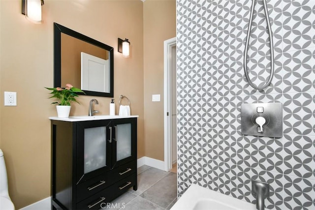 20516 Aetna St, Woodland Hills, CA 91367 - full bath featuring tile patterned flooring and vanity