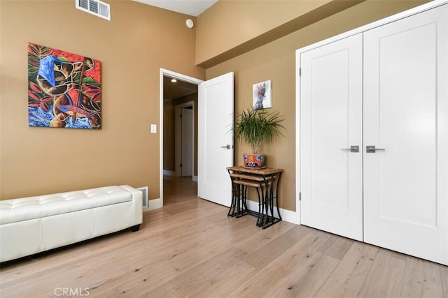 20516 Aetna St, Woodland Hills, CA 91367 - sitting room featuring light wood-style floors and baseboards