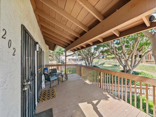 6390 Rancho Mission Rd Unit 202, San Diego, CA 92108 - view of deck