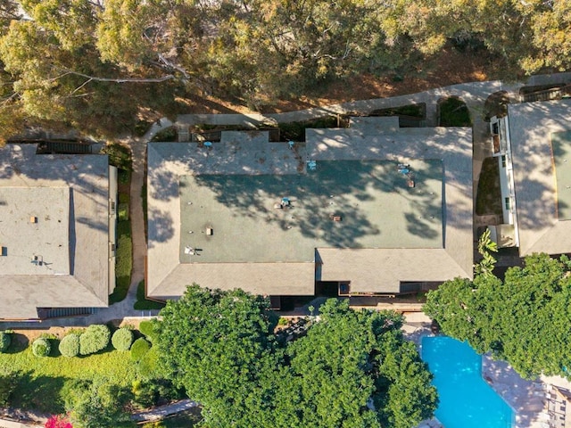 6390 Rancho Mission Rd Unit 202, San Diego, CA 92108 - bird's eye view of a pool area
