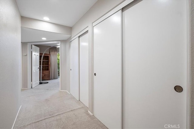 81 Via Larga Vis, Bonsall, CA 92003 - hall featuring carpet floors and recessed lighting