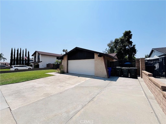 10349 Victoria St, Rancho Cucamonga, CA 91701 - view of front facade with concrete driveway, stucco siding, and an attached garage