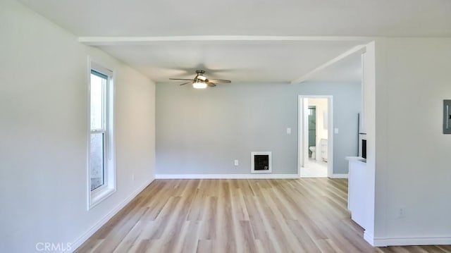 1000 W Macarthur Blvd Unit 57, Santa Ana, CA 92707 - empty room featuring light wood-style floors and a ceiling fan