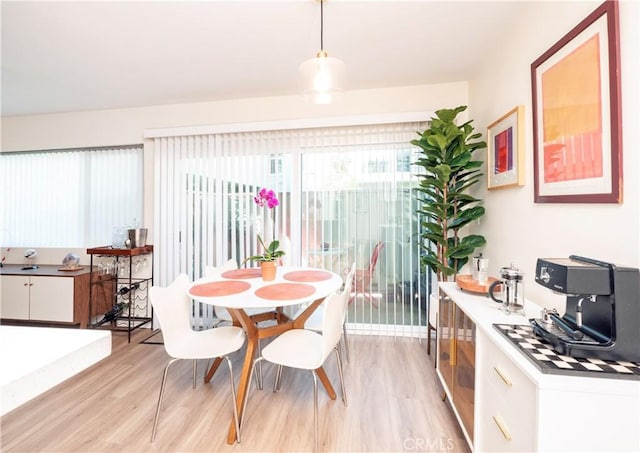 6160 Whitsett Ave Unit 4, North Hollywood, CA 91606 - dining area with light wood-style floors
