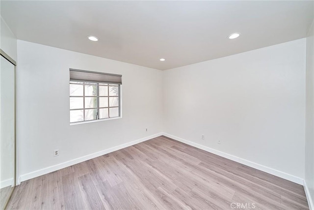 15832 Apollo Pl, Gardena, CA 90249 - unfurnished bedroom with light wood-style floors, recessed lighting, and a closet