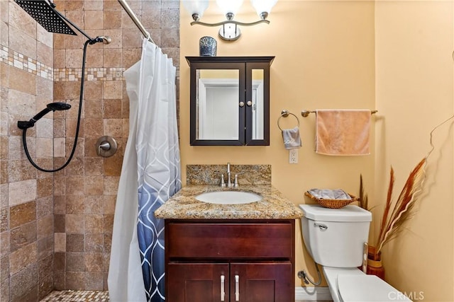 7314 Summitrose St, Tujunga, CA 91042 - bathroom with a tile shower and vanity