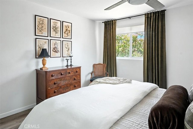 24754 Masters Cup Way, Valencia, CA 91355 - bedroom with wood finished floors and ceiling fan